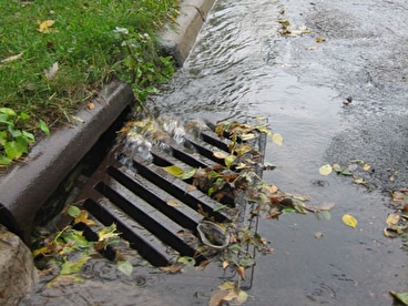 road stormwater drain